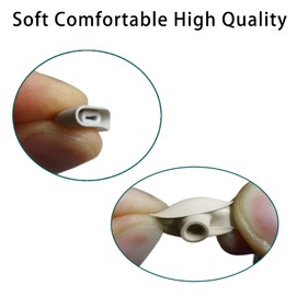 Replacement Earbud Tips for Powerbeats Pro 2 Ear Tips [10 Pairs ] – XL/L/M/S/XS Silicone Earbuds Tips Compatible with Beats Studio Buds/Beats Fit Pro/Solo Buds, Quicksand