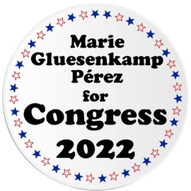 Marie Gluesenkamp Perez for Congress 2022-100 Pack Circle Stickers 3" x 3"