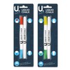 U.Chalk It - Liquid Chalk Pens, Assorted Colours, 2 Double-Ended