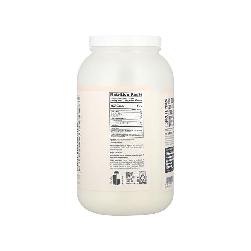 이소퓨어 프로틴 단백질 제로탄수화물 무맛 프로틴 파우더 1.36kg Iso Pure