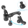 HSU Bike Handlebar Mount for GoPro, 360°Rotation Seat Post, 0.6-1.3inch