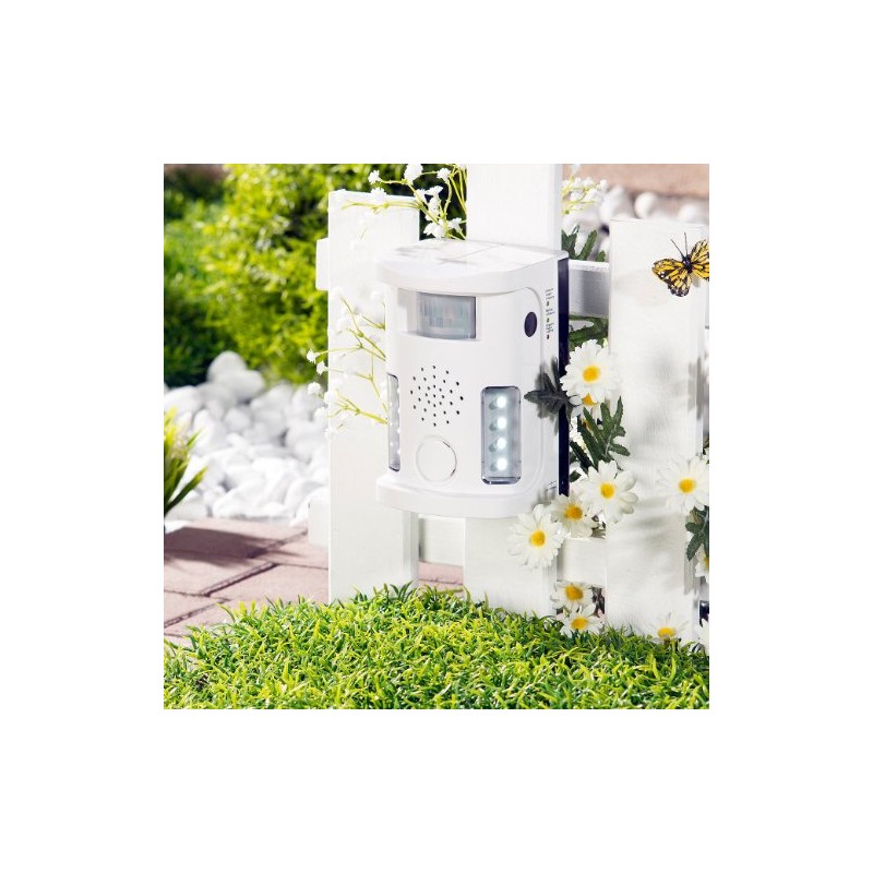 Exbuster Tierschreck PIR Alarm Ultrasonic and Light