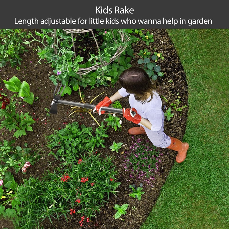 Hoe and Cultivator Gardening Hand Tools, Heavy Duty Stainless Steel