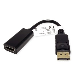 VALUE DisplayPort HDMI Adapter, DP ST - HDMI BU