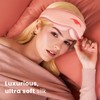 Manta Sleep Manta Silk Mask - 100% Blackout Silk Sleep Mask, 22 Momme Premium Silk Eye Mask for Deep Sleep, Breathable & Machine Washable (Pink)