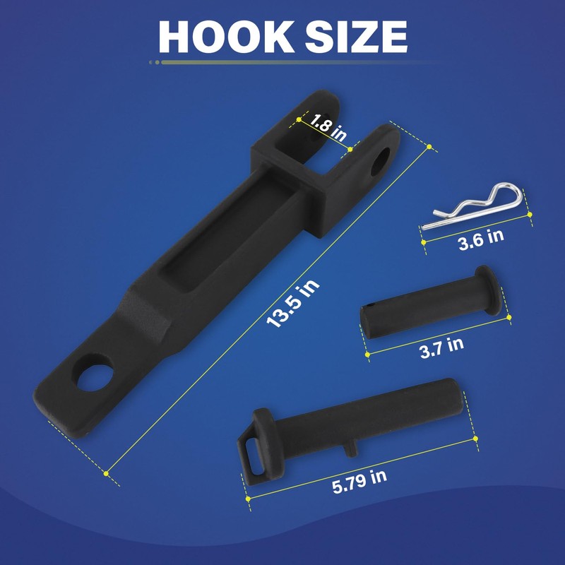 A20-6014 Single Tow Hook Heavy Duty Tow Hook Compatible with