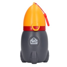 Pee Training Cup Good Sealing Cute Appearance Small Portable Boys Potty Training Urinal for Kids Home Car Travelling Orange