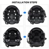 Yzpacc Tactical Helmet Pads, Universal Replacement EX Helmet Internal Memory
