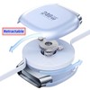 chenyang USB C Retractable Charging Cable, 4 Fixed Lengths USB