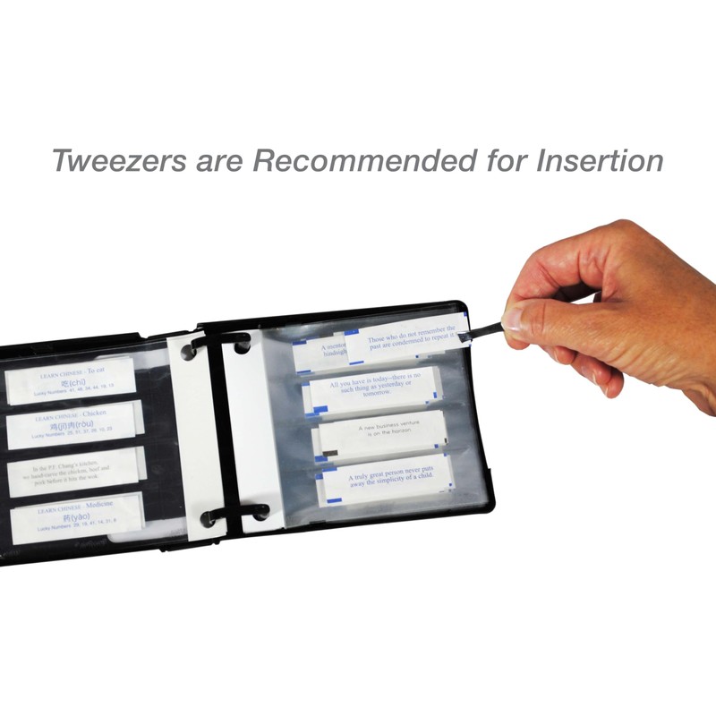 Fortune Cookie Fortune Collection Case, 10 Pages, Holds 40 Fortunes