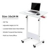 KOUPA Adjustable Height Standing Desk, Writable Tempered Glass Desktop with