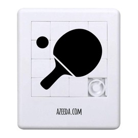 'Ping Pong Paddle With Ball' Sliding Puzzle (PZ00028699)