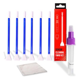 REFLEX CAMERA Professional Sensor Cleaning Kit, Alcohol-Free Solution – Safe, Residue-Free for Sony, Canon, Nikon DSLR and Mirrorless Cameras (APS-C 6Pk)