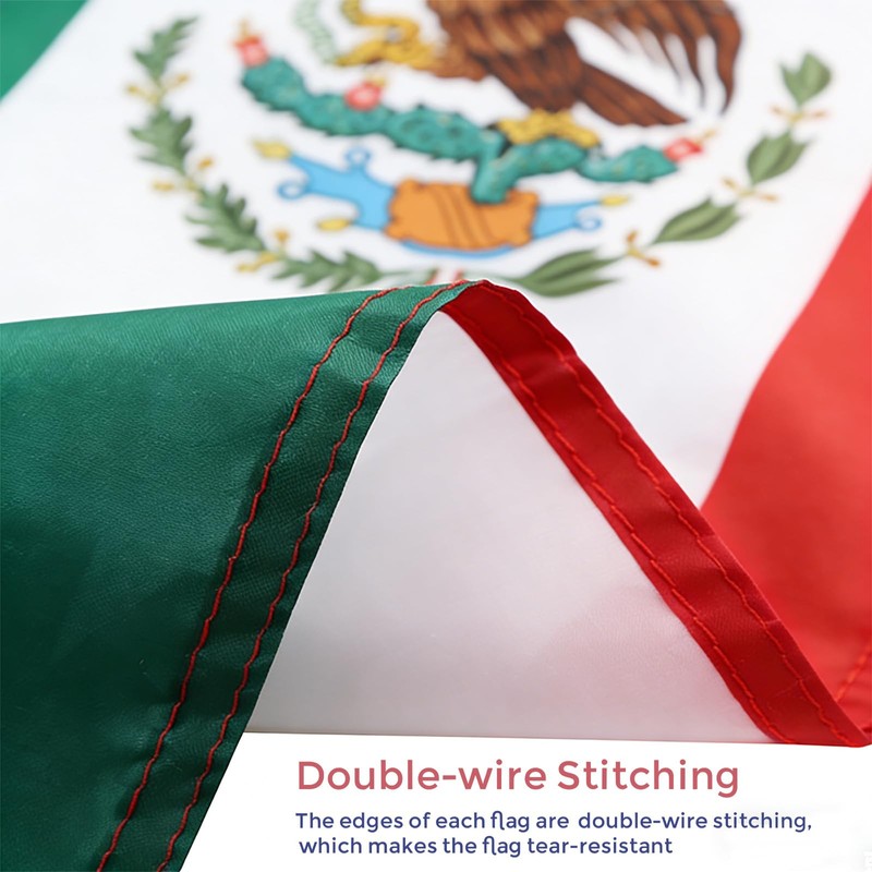 VELIFFCO Mexican Flag, Flag of Mexico 3x5 Ft - Polyester
