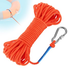 Acostop Professional Water Floating Lifesaving Anchor Rope, Orange