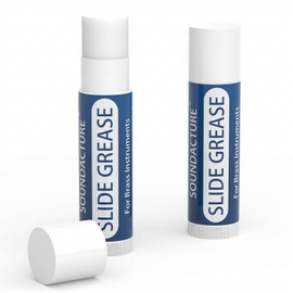 SOUNDACTURE 2PCS Slide Grease for Trumpet Trombone, Brass Tuning Slide Lubricant, Smooth Long-Lasting Grease for Trumpet Slide Trombone Slide Care, Must-Have Brass Instrument Accessories