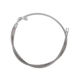 A ABSOPRO AN3 Braided Steel Turbo Oil Feed Line 90 Degree to Straight Hose End, 42" Remote Turbocharger Oil Drain Return Line Universal for Car Durable Stainless Steel PTFE Silver