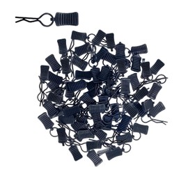 50pcs RC Body Clips with Pull Tabs for All 1/8 1/10 1/12 Scale Traxxas Redcat Axial Arrma HSP Redcat HPI Himoto Tamiya RC Car Truck Buggy Parts (1.2mm Rod Black Clips and Tabs)