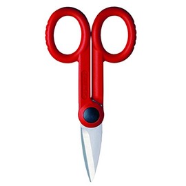 Intercable 16013 Spezialschere für Elektriker mit Sicherheitshülle, klein, Rot