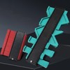 윤곽 세라믹 타일 카펫 절단 템플릿 프로파일 측정 각도 눈금자