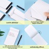 Pack of 8 Notepad A7 Writing Pad Lined Small, 30