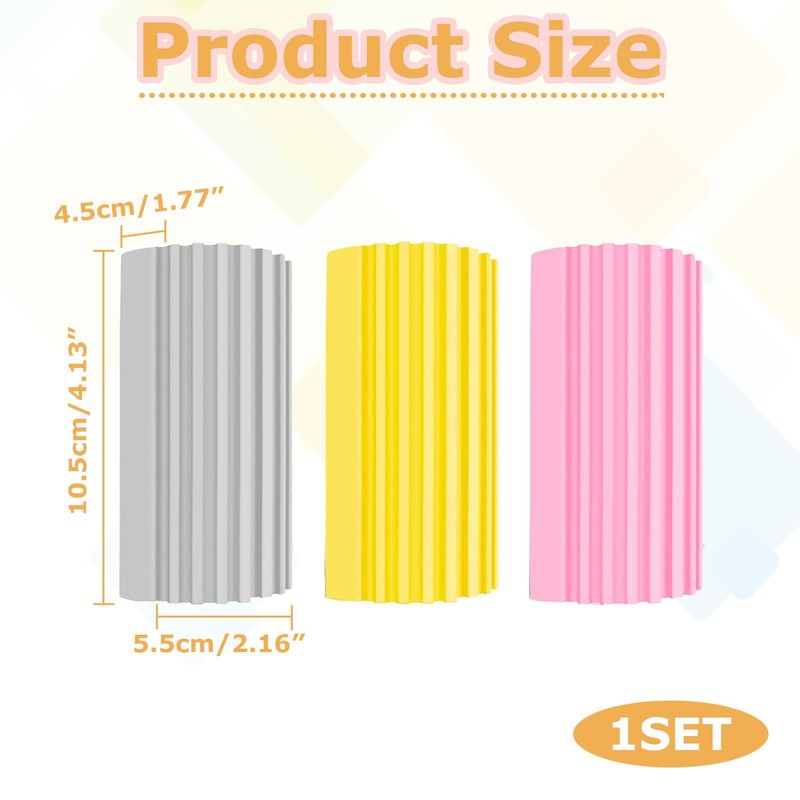 Pack of 3 Damp Duster, Damp Clean Duster Sponge, Damp