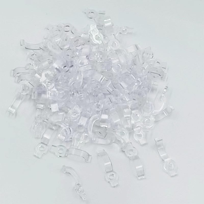 100-Pack LED Strip Mounting Clips - Secure & Easy Installation