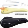 Generic Bike Seat Cover Memory Foam Cushion, Comfortable Soft Bicycle