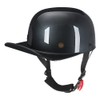 Woljay Vintage Retro Open Face Motorcycle Helmet Baseball Cap Half