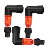 BUGUUYO 3pcs Bend Ignition Cap for Atvs Dirt Bikes and