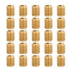 E-Z LOK Knife Threaded Insert for Hard-Wood, Brass Thread Inserts