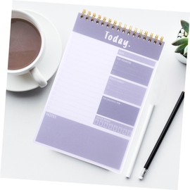 STOBOK Portable Weekly Planner Notepad Coil-Bound Daily Memo Pad for Task Management Simple Design for Scheduling and Reminders for Work and Study