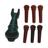 6Pcs Guitar Pin Maple Delicate Professional Acoustic Guitar Bridge Pin