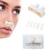 Soft Silicone Portable Nose Aromatherapy Inhaler Tube with 5pcs Unscented
