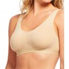 Carole Martin Women's Slip-On Comfort Bra Beige 38