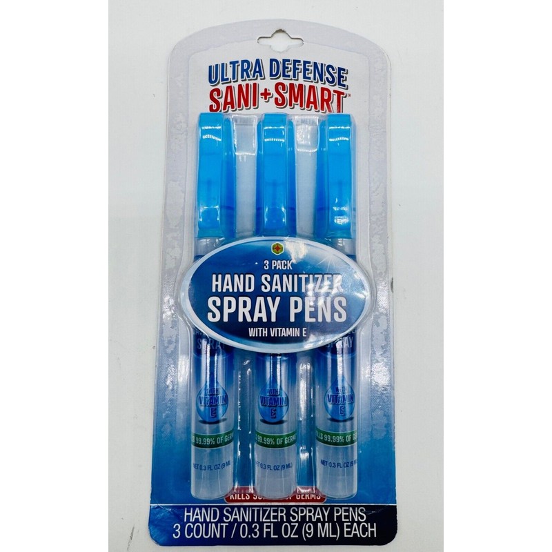 Ultra Defense Sani+Smart Moisturizing SET of 3 Lotion Sanitizer Spray