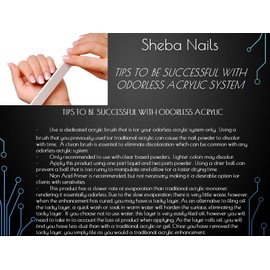 SHEBA NAILS Odorless Acrylic Powder - Extreme Pink - 1oz - Acrylic Nails DIY Nail Extension Perfect For Cosmetology Students To Practice Or Take State Board Exam - Tamper Proof/Evident Seal
