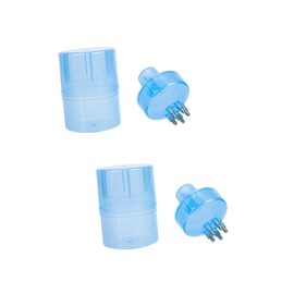 Baluue 2pcs Hair Oil Applicator Bottle Scalp Care for Essential Oils Transparent Applicator for Even Application Hair Serum and Conditioner Comfortable Scalp Massage Tool