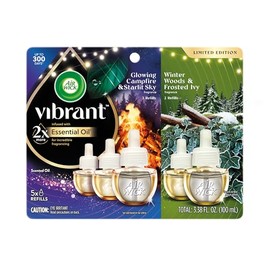 Air Wick Plug Aceite Perfumado Vibrante Fogata Maderas Invierno Ambientadores Hogar Larga Duración Habitación Ambientador Aire Esencial