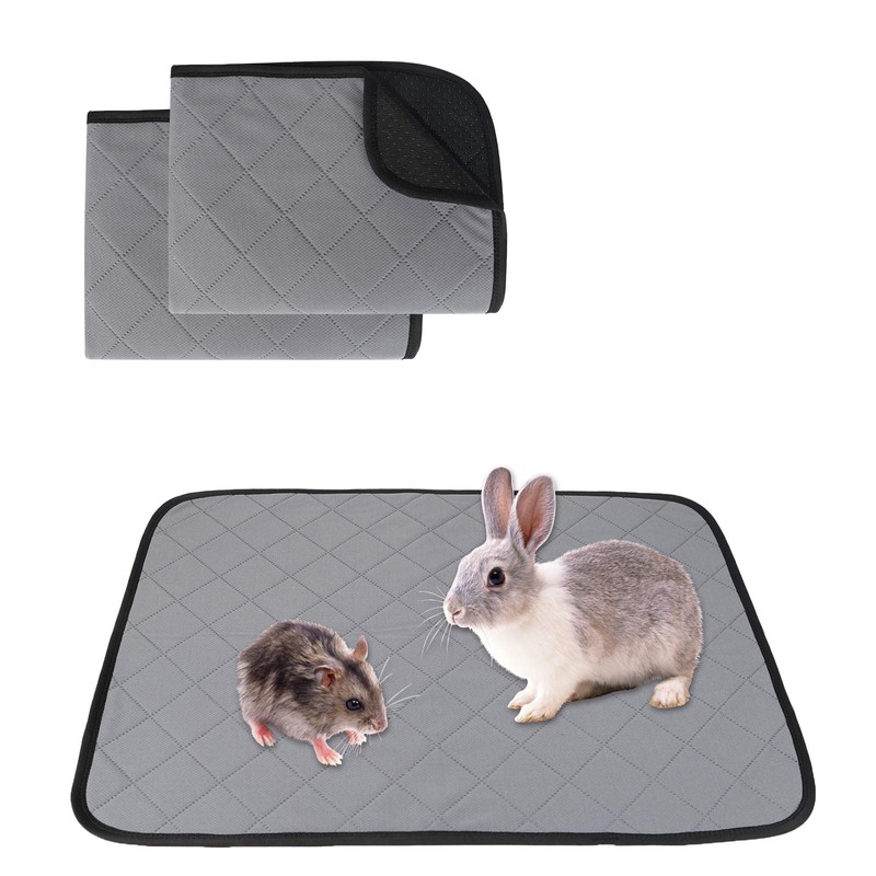 Générique Washable Waterproof Absorbent Guinea Pig Cage Rug for Small