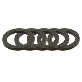 5" Camlock Gasket Fitting - Cam Lock Hose Seal for Female Coupler - Cam Groove Replacement Rubber Washer (5-Pack)