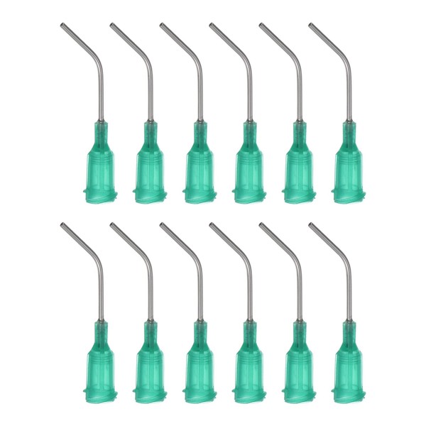 sourcing map Blunt Pointed Dosing Needles 18 Gauge 45° Curved