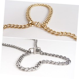 SEWACC 4pcs Chain Strap Adjustment Buckle Chain Bag Strap Adjustable Buckle Chain Strap Key Handbag Strap Shortener Strap Shortener Chain Shorteners Chain Bag Adjuster Straps Silver Alloy