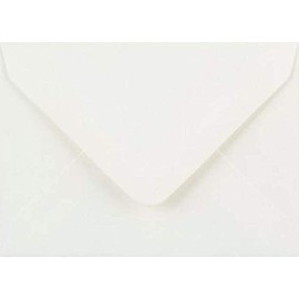 White Envelopes 5" x 7" / 133mm x 184mm Coloured Envelopes Great for Greeting Cards, Wedding Invitations, Crafts, Business/Office - Pack of 25 Envelopes (White)