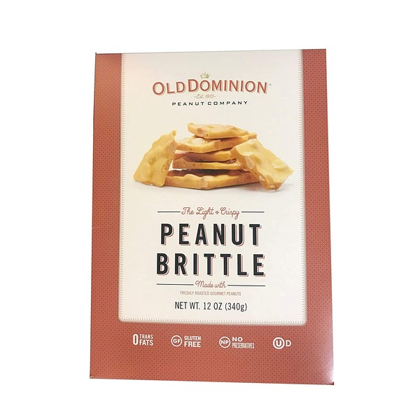 Old Dominion Peanut Brittle 12 Ounce Box