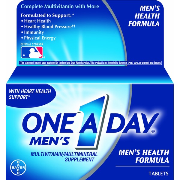 One-A-Day Men's Multivitamin, 60-Count (Pack of 2)