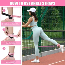 Resistance Bands, Exercise Bands with Handles, Fitness Bands, Workout Bands with Door Anchor and Ankle Straps, for Heavy Resistance Training, Physical Therapy, Shape Body, Yoga, Home Workout Set