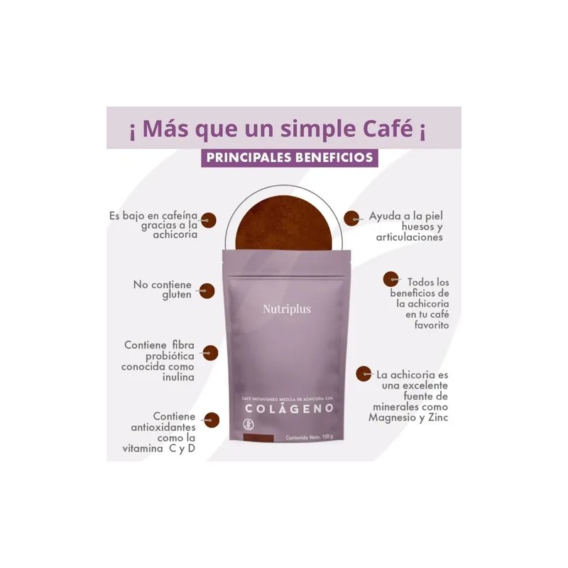 Cafe Instantaneo Con Achicoria Y Colageno Farmasi