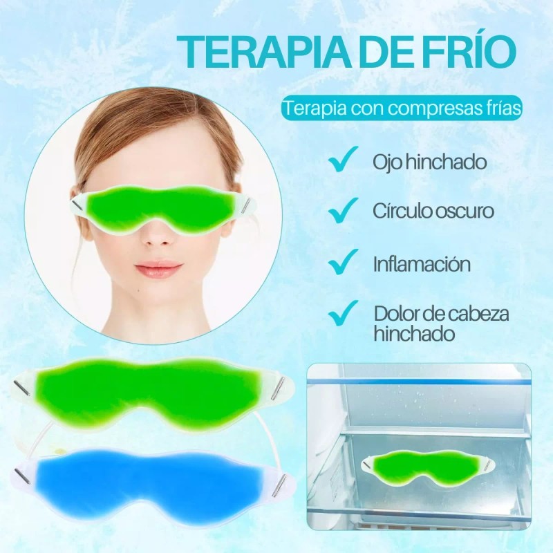 Universo en Linea Paquete 50pzs Antifaz Gel Térmico Descansa Ojos