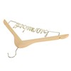 Wedding Hanger Anti Slip Wooden Clothes Hanger Iron Clothing Hanger